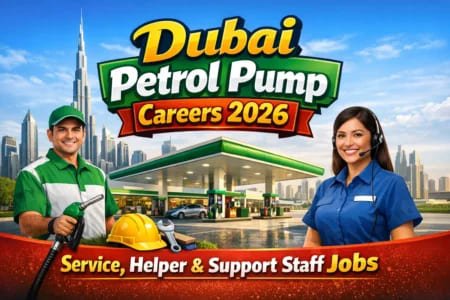 Dubai Petrol Pump Careers 2026 – Service, Helper & Support Staff Jobs