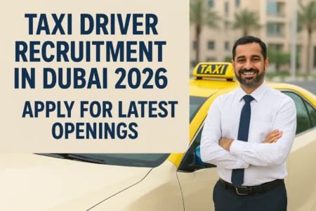 Taxi Driver Recruitment in Dubai 2026: Apply for Latest Openings