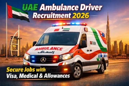 UAE Ambulance Driver Recruitment 2026 – Secure Jobs with Visa, Medical & Allowances